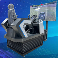 Simulateur de conduite de machines de construction Équipement de formation de simulation de chargeuse sur pneus