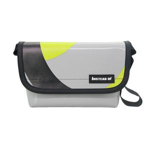 Borsa a Tracolla in Tela Cerata Riciclata Impermeabile Antistatica Stile Freitag in Pelle PVC Abrasiva Personalizzata - Product Image 3