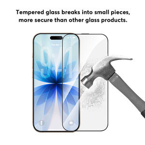 Verre trempé HD transparent 9H pour <span class=keywords><strong>iPhone</strong></span> X/XS/<span class=keywords><strong>XR</strong></span>/12/13/14/15/16/17 Plus/Pro Max, <span class=keywords><strong>incassable</strong></span> et anti-rayures - Product Image 4
