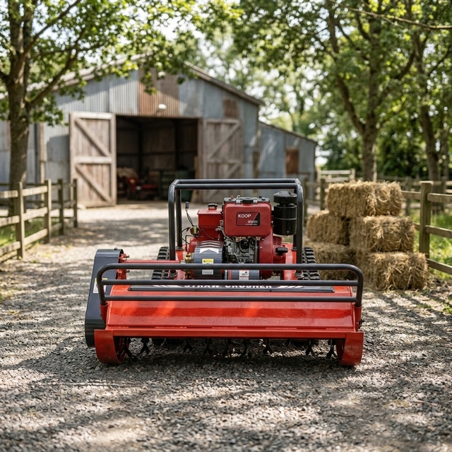 Autonomous Robotic Tractor Robot Lawn Mower Range 1200mm