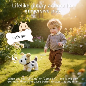 Juguete Interactivo para Niños Tumama, Perro de Peluche Realista <span class=keywords><strong>Jack</strong></span> <span class=keywords><strong>Russell</strong></span> <span class=keywords><strong>Terrier</strong></span>, Control por Voz, Perro de Peluche Inteligente que Canta - Product Image 5