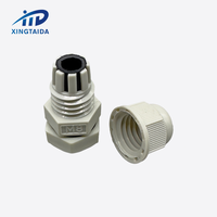Mini presse-étoupe en nylon noir à filetage métrique M8 M10 M12 M20 connecteur étanche IP68 taille de presse-étoupe en plastique