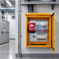 Boîtier de distribution d'énergie industrielle mural 380V 200A basse tension en acier inoxydable 201 pour projets solaires