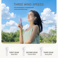Mini-ventilateur de poche portable DC, rafraîchissant, personnalisable, mignon, pour l'extérieur, l'été, avec logo, vente en gros d'électronique