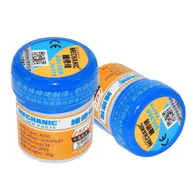 Mechanic XG 30 XG40 XG50 Lead-free Solder Paste SMT Welding Tin Flux 35g 183 Degrees for BGA Motherboard for Cellphone  Repair
