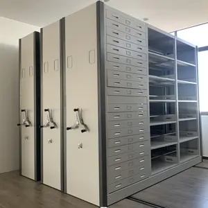 compact rack mobile shelving iron metal steel file box storage shelf hanging filing cabinet