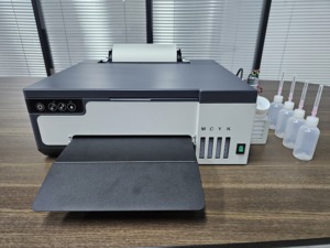 เครื่องพิมพ์ DTF รุ่นใหม่ Unic ปรับแต่งได้ A3 XP600 เครื่องพิมพ์ DTF อัตโนมัติ สีชมพู สำหรับพิมพ์เสื้อยืด - Product Image 6