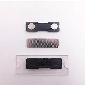 persegi panjang Pin Magnet tombol pribadi logam Mag Pin magnetik lencana pemegang untuk nama lencana tag pemegang kartu - Product Image 2