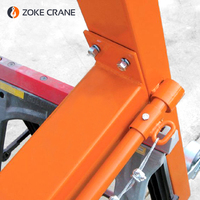 Grue mobile à portique réglable légère et facile à assembler de 1T à 5T pour le levage de moteurs de garage