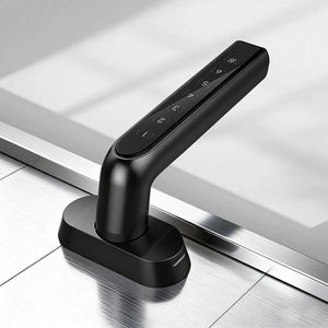 सार्वभौमिक 43 मिमी छेद अंतराल स्मार्ट दरवाजा हैंडल एल्यूमीनियम मिश्र धातु पासवर्ड लीवर लॉक होम ऑफिस त्वरित रेट्रोफिट स्थापना के लिए - Product Image 1