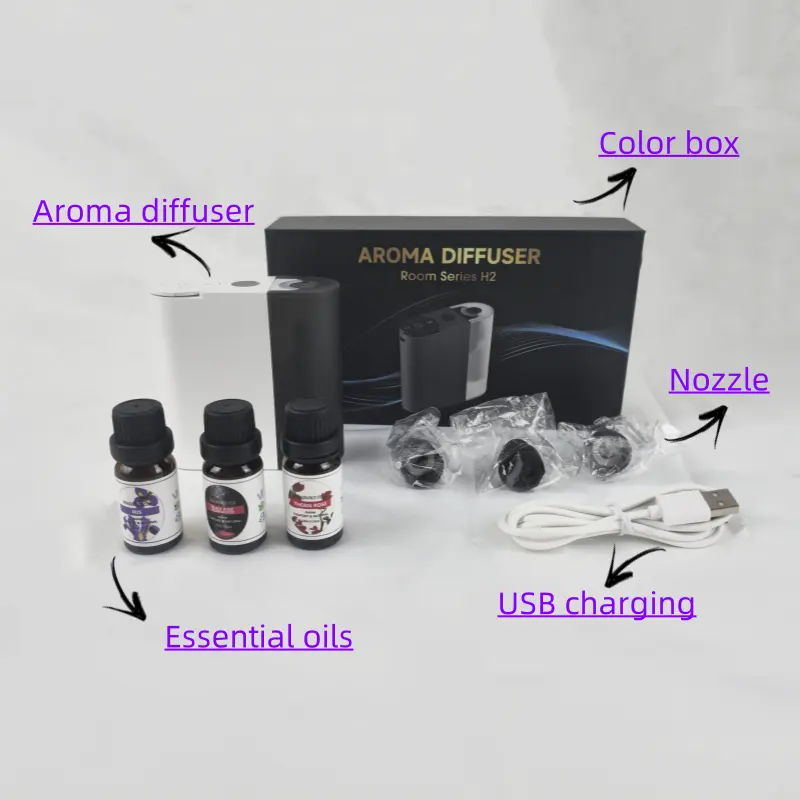 Nuevo Perfume Usb portátil aromaterapia aroma de aire fragancia eléctrica inalámbrica Mini máquina difusora de Aroma de aceite esencial sin agua