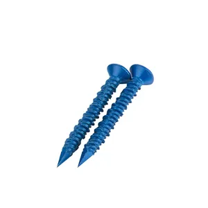 china wholesale tapcon concrete screws tapcon hex head blue concrete screw slotted concrete screws M6 M8