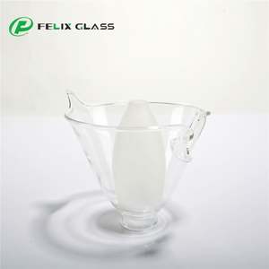 Lampes suspendues en verre borosilicate écologiques personnalisées, faites à la main, givrées, claires, avec filetage G9, éclairage mural intérieur, style industriel - Product Image 1