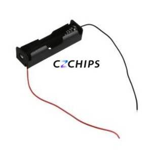 BH-18650-B1AJ011-150 Button & Strip Battery Connector Connector Battery Case 18650 Spring Steel Nickel - Product Image 1