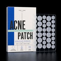 Patchs anti-acné hydrocolloïdes invisibles de qualité supérieure OEM, 100 % hydrocolloïdes, personnalisés, doux, transparents, imperméables, pour le visage