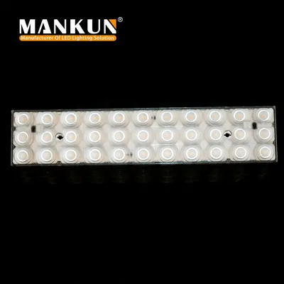 10 Вт 3x11 Smd 2835 или 3030 алюминиевый светодиодный модуль печатной платы с линейными светодиодными линзами 286x10 мм для офисного освещения