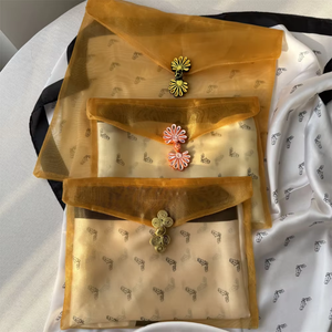 ถุงผ้าออร์แกนซ่าแบบใสสไตล์จีนสำหรับใส่เสื้อผ้าหรือของขวัญ - Product Image 4