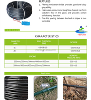 Système d'irrigation goutte à goutte automatique par le sol, tuyaux d'irrigation goutte à goutte souterrains, kit de 1 hectare, ligne d'irrigation goutte à goutte, système d'irrigation goutte à goutte agricole