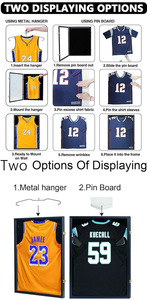 Ready Stock Wooden Rustic Lockable Large Sport Jersey Display Case <strong>Frame</strong> with Protection Hanger <strong>for</strong> <strong>Football</strong> <strong>Shirt</strong> Photo <strong>Frame</strong> - Product Image 2