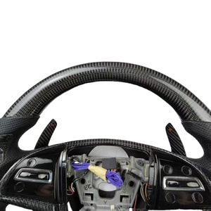 Volante Deportivo en Forma de D con Acabado en Carbono para <span class=keywords><strong>Cadillac</strong></span> ATS <span class=keywords><strong>CTS</strong></span> XTS Serie 3, Estilo Mejorado para Automóviles de Alto Rendimiento - Product Image 3