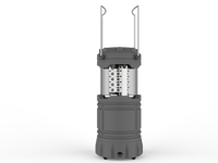 Lanterne LED télescopique innovante avec haut-parleur Bluetooth 2-en-1, lampe de camping extérieure, audio sans fil, lampe portable