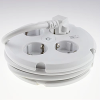 Regleta de Enchufes Universal MQL de 4 Tomas, Adaptador de Viaje, Enchufe de Extensión con Interruptor, Venta al por Mayor