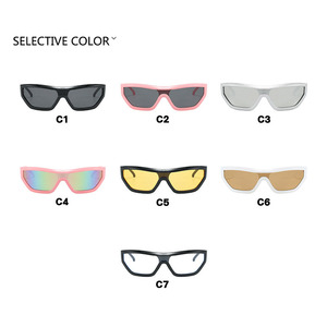One-piece <b>Square</b> <b>Sunglasses</b> Sexy Vintage Sun Glasses UV400 Sports Cycling <b>Sunglasses</b> for Women Men - Product Image 3