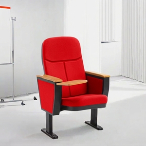 Chaise d'auditorium pliable en tissu avec <span class=keywords><strong>tablette</strong></span> pour théâtre, cinéma et salle de conférence scolaire - Product Image 6