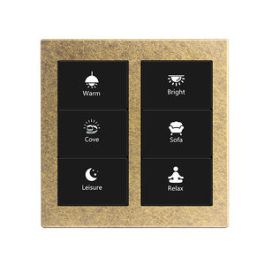 สวิตช์ไฟติดผนังแบบโลหะ 6 ปุ่ม รุ่น GTD 17X แบบดรายคอนแทค สำหรับโครงการโรงแรม - Product Image 2