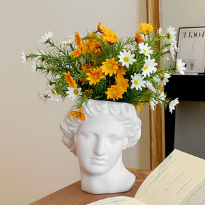 Jarrón Decorativo Estilo Nórdico David Gaze para Flores Secas, Adorno para Sala <span class=keywords><strong>de</strong></span> Estar, Dormitorio, Escritorio, con un Alto Sentido Estético - Product Image 1