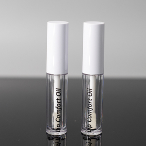 Tube de brillant à lèvres en plastique transparent d'une capacité de 6ml avec logo personnalisé conteneur de baume à lèvres de forme ronde pour cosmétique pour rouge à lèvres commande en gros de bonbons - Product Image 2