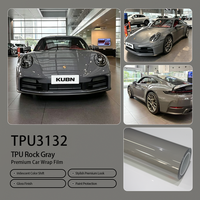 Film TPU gris roche changeant de couleur, anti-rayures, protection UV à 90 %, application de film PPF couleur, personnalisation complète du véhicule, style automobile