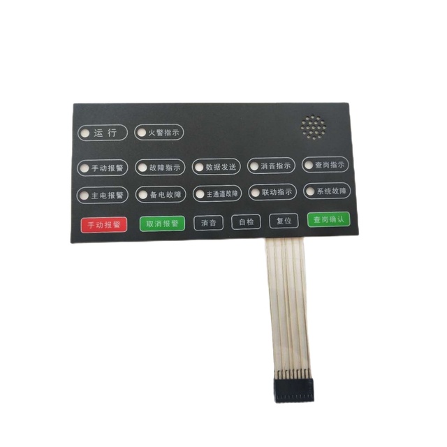 Smart Electronics Customized Flexible Tactile Buttons Membrane Switch Waterproof Dust Resistance Industrial Keypad