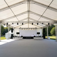 Structure carrée portable en alliage d'aluminium robuste à double couche avec installation rapide pour scène d'événements extérieurs, concerts et expositions