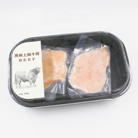 Étiquettes autocollantes personnalisées en vinyle imperméable pour viande et aliments congelés, rouleaux d'étiquettes synthétiques en PP, étiquettes en papier auto-adhésives pour emballages congelés