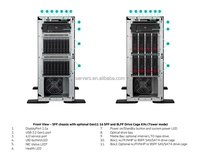 Hpe Ml110第11代32核DDR5 16 DIMM插槽12驱动器4.5u塔式存储服务器