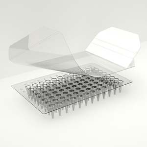 Película de Sellado Transparente para Microplacas de 96 Pocillos, Película de Sellado para Placas de PCR de Alta Respuesta y No Permeable - Product Image 1