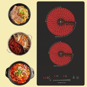 Placa de Cocina Eléctrica de Cerámica Integrada de Diseño Premium con Deslizador Digital de 51 cm, Cocina Inteligente con Placa de Cocción Infrarroja - Product Image 2