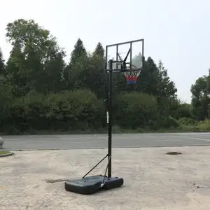Mdunk yüksekliği ayarlanabilir 10ft açık Mini kurulu ve tekerlekler ile basketbol potası standı