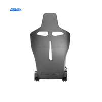 Asiento de Carreras de Fibra de Carbono Seca Color Amarillo Claro para McLaren 720S 540C 650S Senna con Tela Alcántara