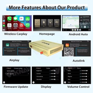 Caja de interfaz Linux para Aston <span class=keywords><strong>Martin</strong></span> DB11 Vantage inalámbrico Apple CarPlay Android Auto solo compatible con pantalla de Radio de coche Original - Product Image 5