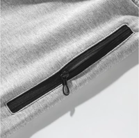 Pantalon de survêtement décontracté d'été en coton grande taille pour hommes, respirant, taille moyenne, motif droit, design tricoté long et fin