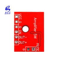 XS9871 carte amplificateur audio numérique 5W DC2.5-5.5V 1A mini amplificateur audio module 5V amplificateur mono classe AB