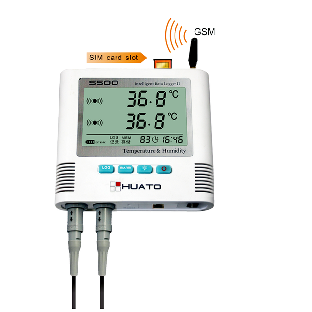 GSM SMS Dual Temperature Data Logger