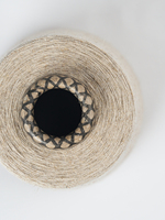 Fil de chanvre naturel 100% biologique de 24 Nm en gros pour le tricot et le tissage à la machine