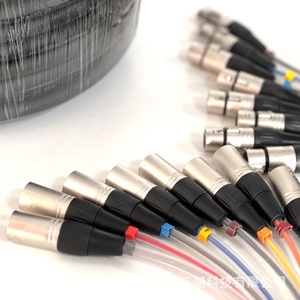Rainbow 8-Way multi-core XLR สายสัญญาณเสียง PVC แจ็คเก็ตแสงอินเตอร์เฟซเวทีปรับเสียงกล่อง - Product Image 5