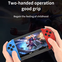 Nouvelle console de jeu portable X7 Mini, lecteur MP5 TV, consoles de jeu vidéo portables rechargeables, lecteur de console de jeu X7