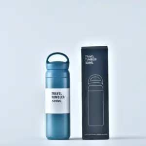 Factory custom thermos cup High-end custom thermos cup Double vacuum straw brush set thermos cup