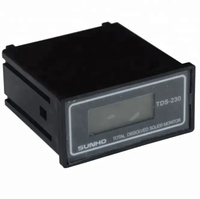Compteur TDS à panneau intelligent Testeur d'eau numérique à TDS-230 CM-230 avec compteur de conductivité du système RO industriel 0-2000 Ppm 220V 24V