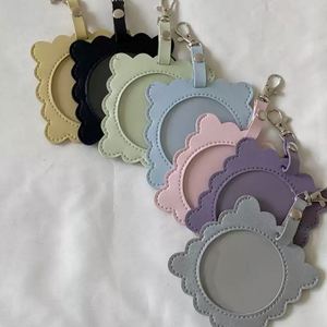 PU Leather Anime Badge Holder Pouches for Secure Storage Fashionable <b>Bag</b> <b>Charm</b> Portable Designs Purse Keychain - Product Image 3